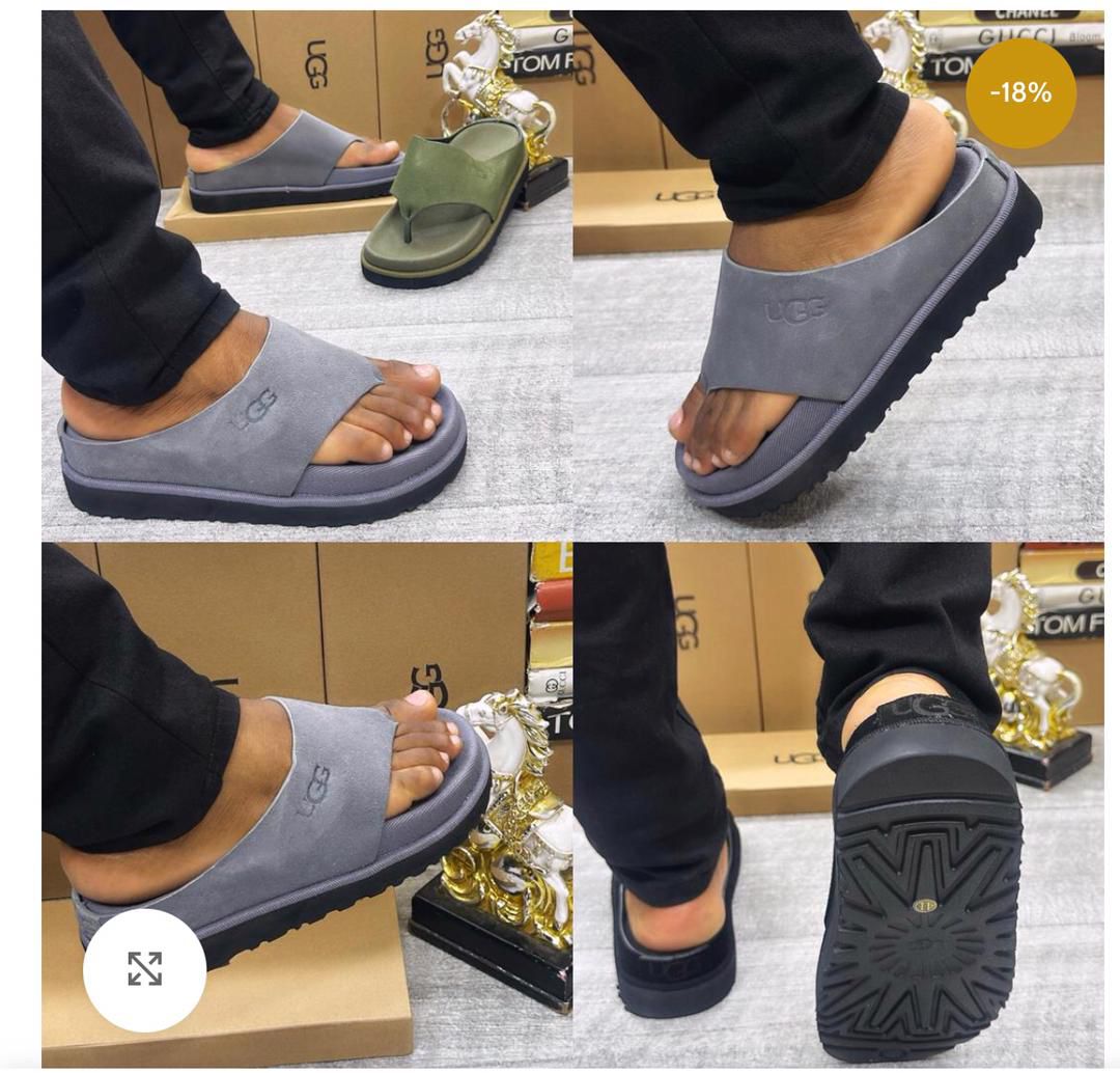 img-20260425-wa0046-eUKvIA.jpg UGG Gray Suede Slide Sandals for Men - Image 1